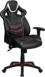 Maroon executive swivel chair