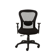 Office  chair, with mesh back and seat depth adjustment, Black.
Strata Light from 9to5